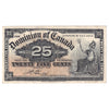 DC-15b 1900 Dominion 25-cent Shinplaster, Boville, EF