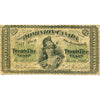 DC-1a 1870 Dominion 25 cent Shinplaster Dickinson-Harington, Series A, Good (G4)