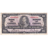 BC-24c 1937 Canada $10 Coyne-Towers, J/T, Circ