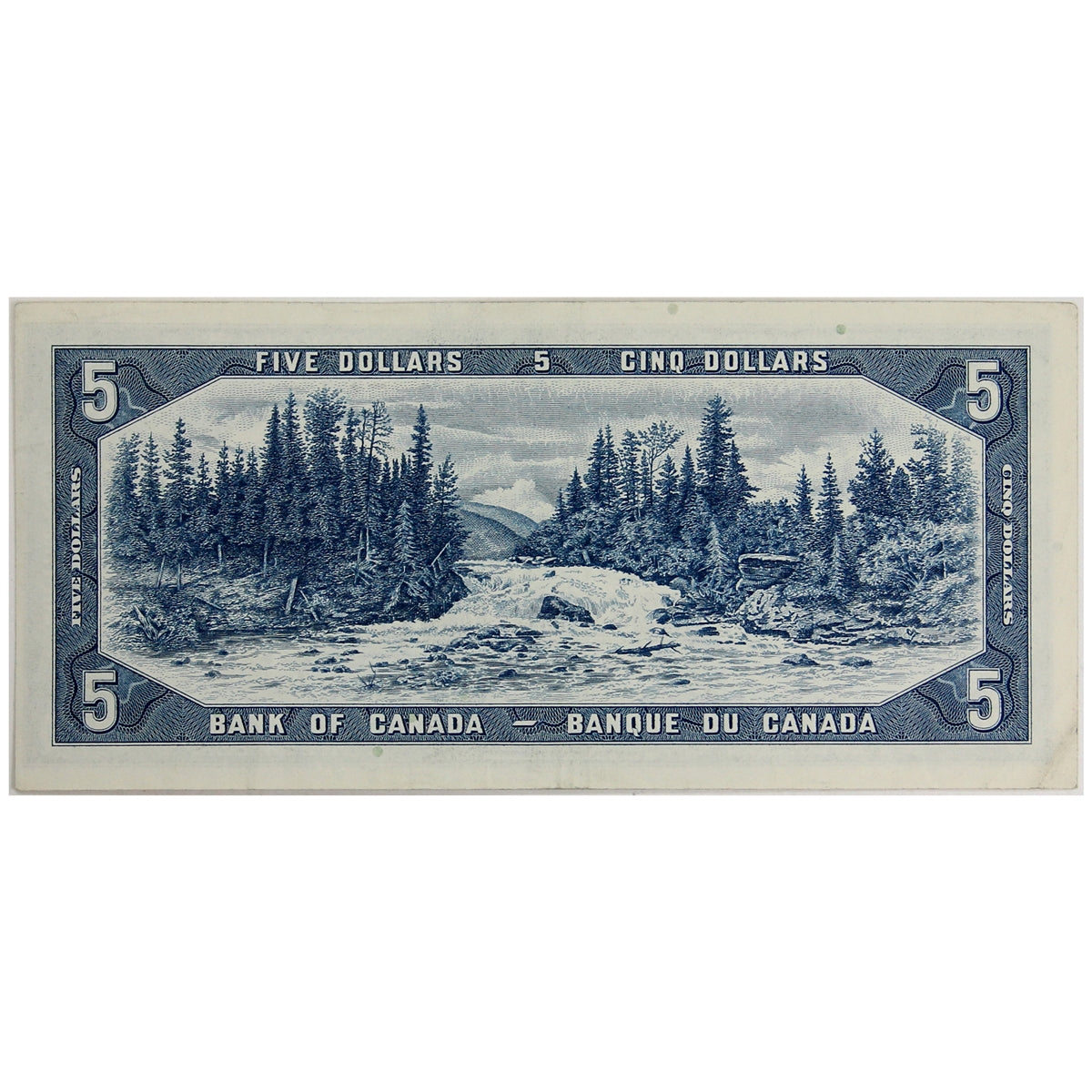 BC-39b 1954 Canada $5 Beattie-Rasminsky, E/X, Extra Fine (EF40)