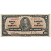 BC-22b 1937 Canada $2 Gordon-Towers, R/B, F-VF