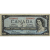 BC-39b 1954 Canada $5 Beattie-Rasminsky, I/X, Fine (F12)