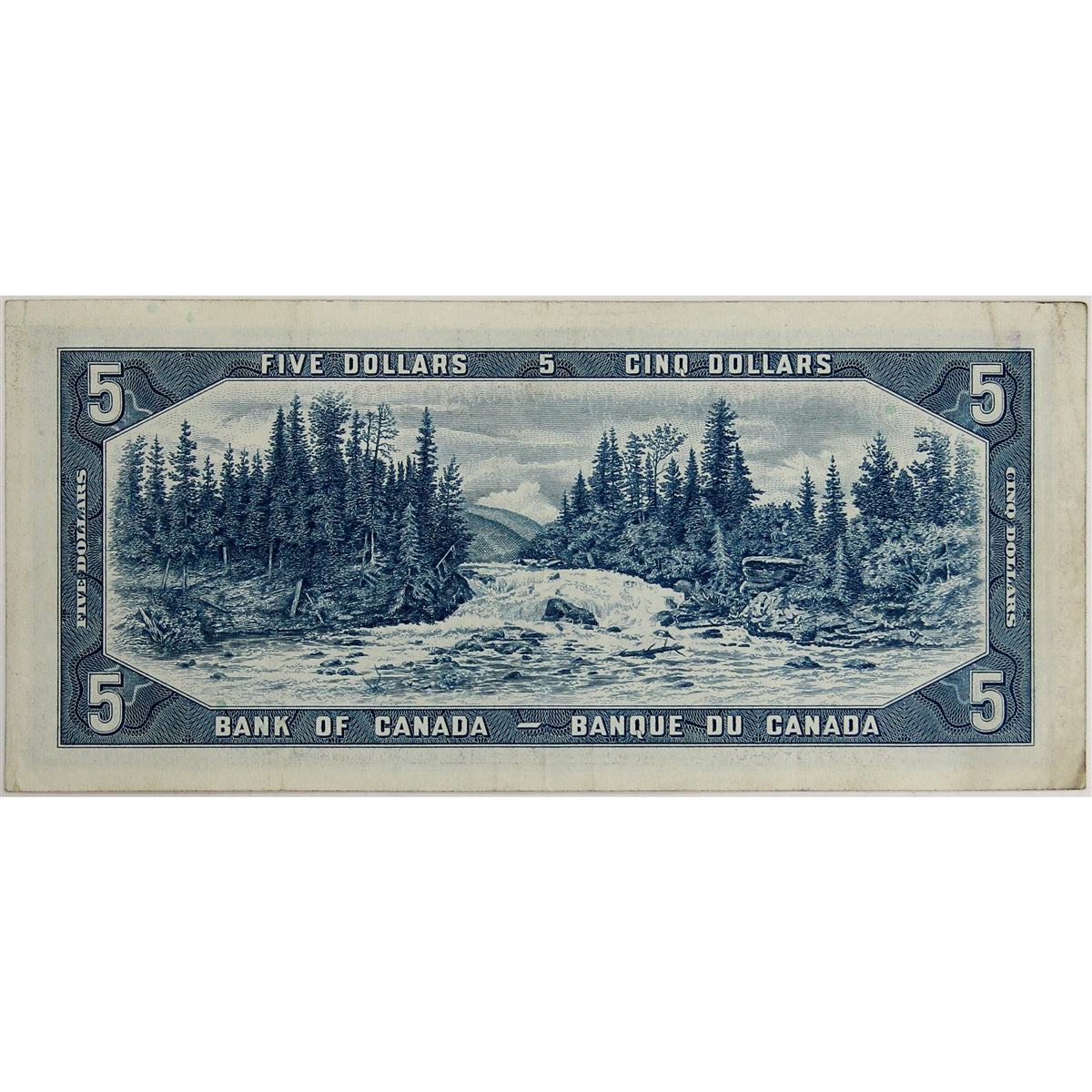 BC-39b 1954 Canada $5 Beattie-Rasminsky, K/X, Extra Fine (EF40)