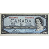 BC-39c 1954 Canada $5 Bouey-Rasminsky, R/X, AU-UNC (AU55)