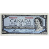 BC-39c 1954 Canada $5 Bouey-Rasminsky, R/X, Extra Fine (EF40)