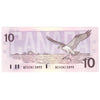 BC-57c 1989 Canada $10 Knight-Thiessen, Circulation Issue BEH, AU-UNC (AU55)