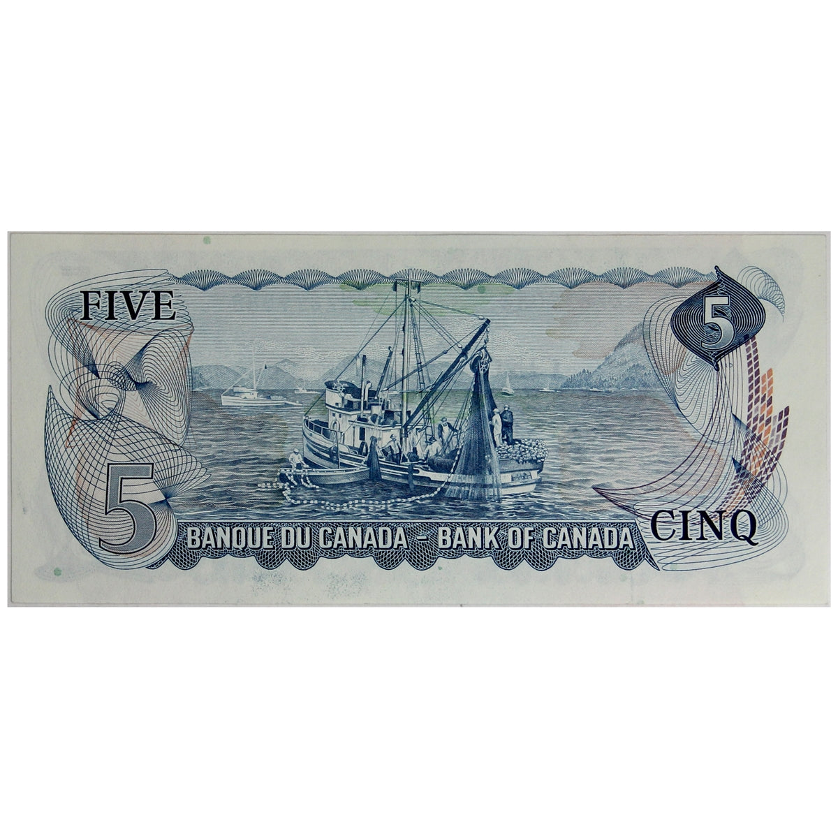BC-48a 1972 Canada $5 Bouey-Rasminsky, CN, VF-EF (VF30)