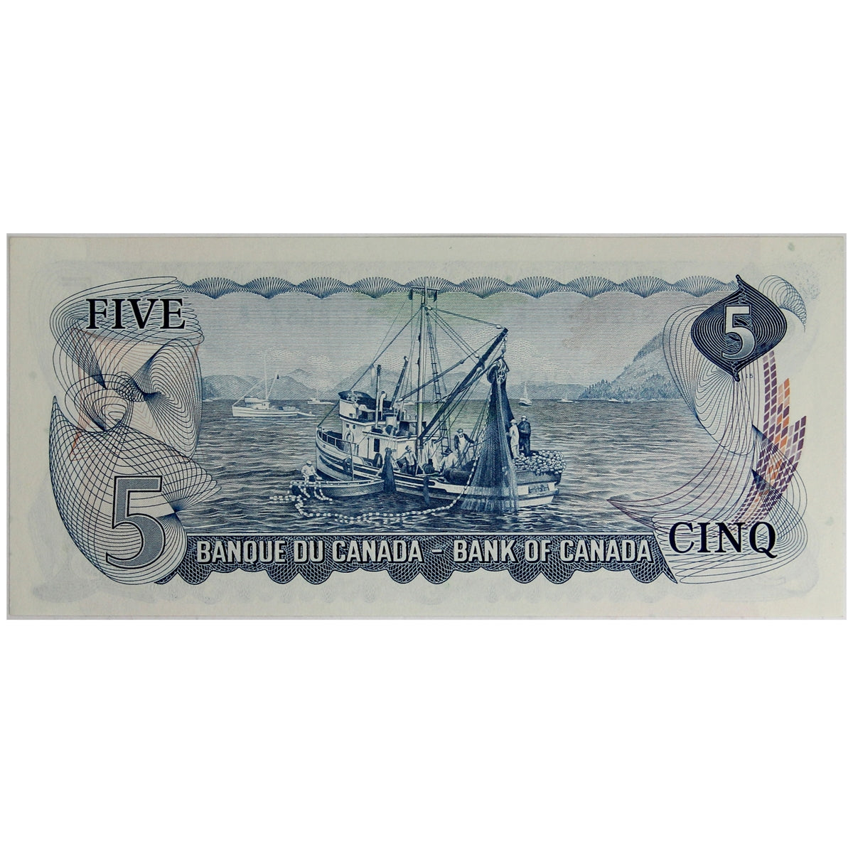 BC-48b 1972 Canada $5 Lawson-Bouey, ST, Uncirculated (MS60)