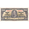 BC-25c 1937 Canada $20 Coyne-Towers, J/E, CIRC