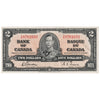 BC-22b 1937 Canada $2 Gordon-Towers, T/B, AU
