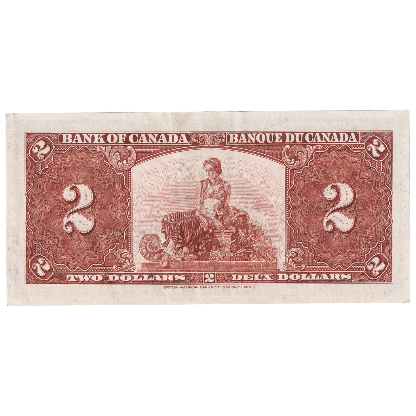 BC-22b 1937 Canada $2 Gordon-Towers, T/B, AU