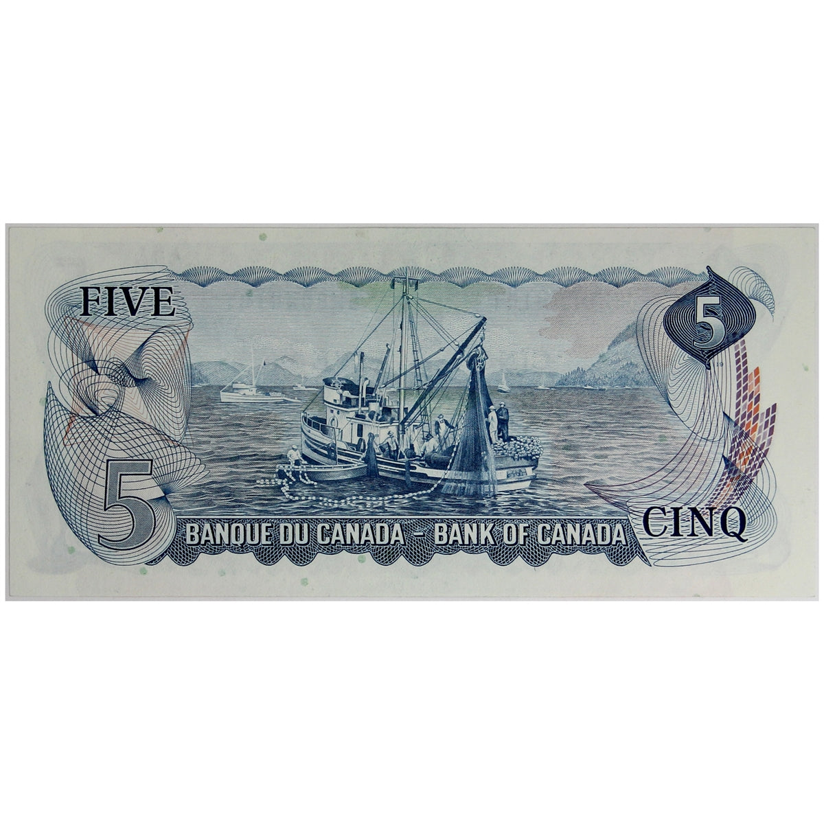 BC-48b 1972 Canada $5 Lawson-Bouey, SW, Choice Uncirculated (CUNC63)
