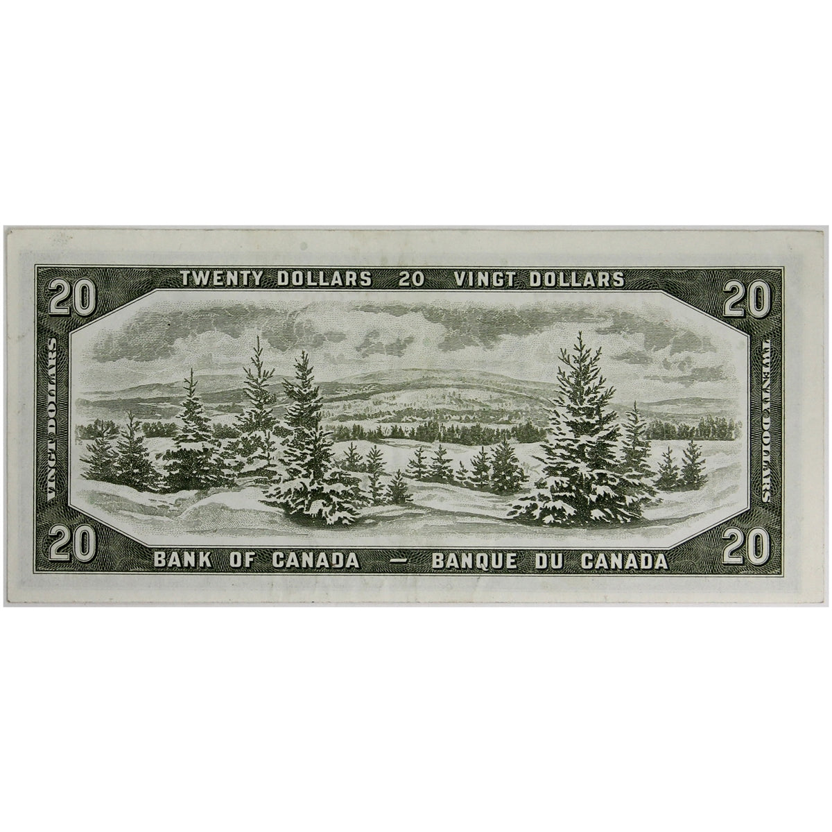 BC-41a 1954 Canada $20 Beattie-Coyne, J/E, EF-AU (EF45)