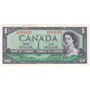 BC-37a-i 1954 Canada $1 Beattie-Coyne, E/M, Almost Uncirculated (AU50)