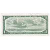 BC-37a-i 1954 Canada $1 Beattie-Coyne, E/M, Almost Uncirculated (AU50)