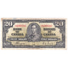 BC-25c 1937 Canada $20 Coyne-Towers, K/E, CIRC