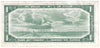 BC-37b 1954 Canada $1 Beattie-Rasminsky, G/N, Extra Fine (EF40)