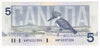 BC-56d 1986 Canada $5 Knight-Thiessen, ANP, AU-UNC