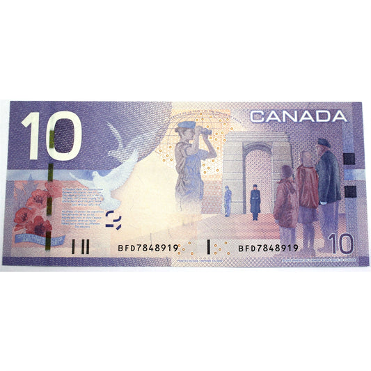 BC-68b 2008 Canada $10 Jenkins-Carney, BFD, CUNC