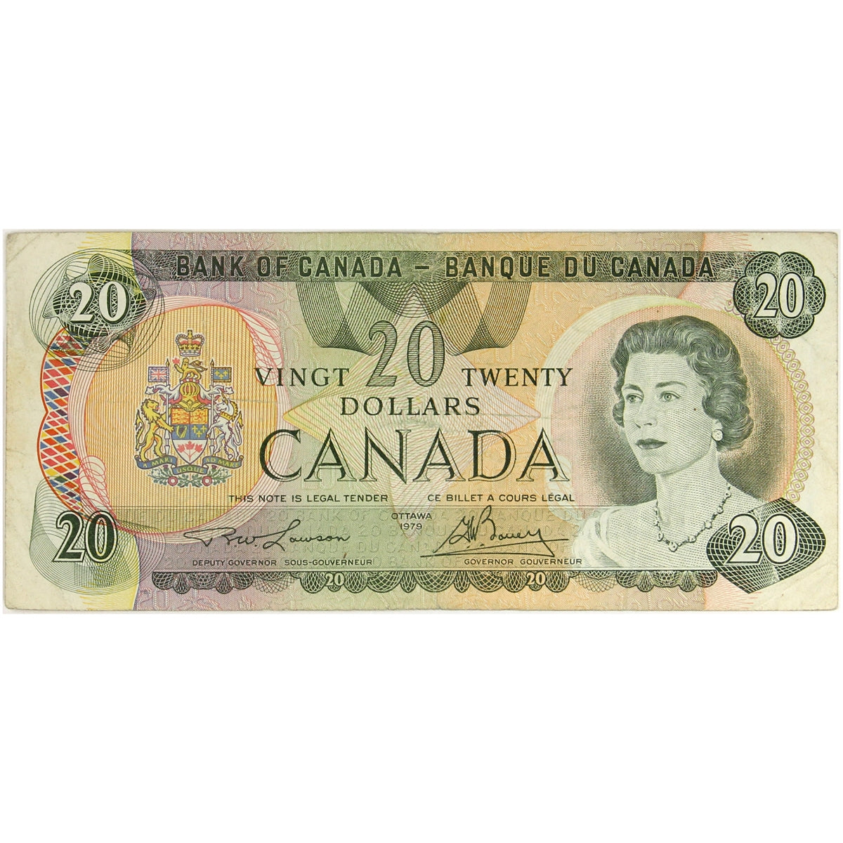 BC-54aA 1979 Canada $20 Lawson-Bouey, 510, Fine (F12)