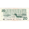 BC-58a-i 1991 Canada $20 Thiessen-Crow, EIJ with Serifs, Circ