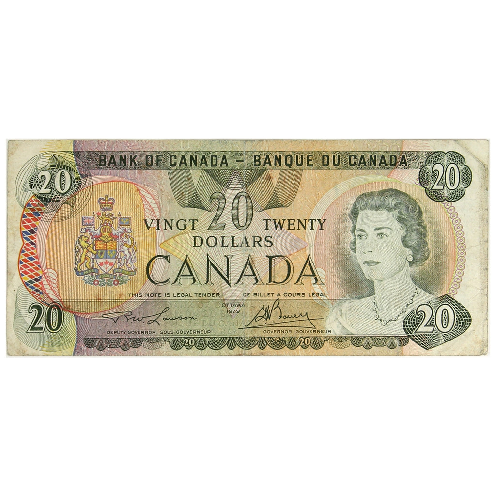 BC-54aA 1979 Canada $20 Lawson-Bouey, 510, VG-F (VG10)