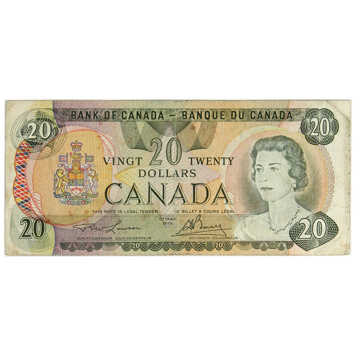 BC-54aA 1979 Canada $20 Lawson-Bouey, 510, VG-F (VG10)