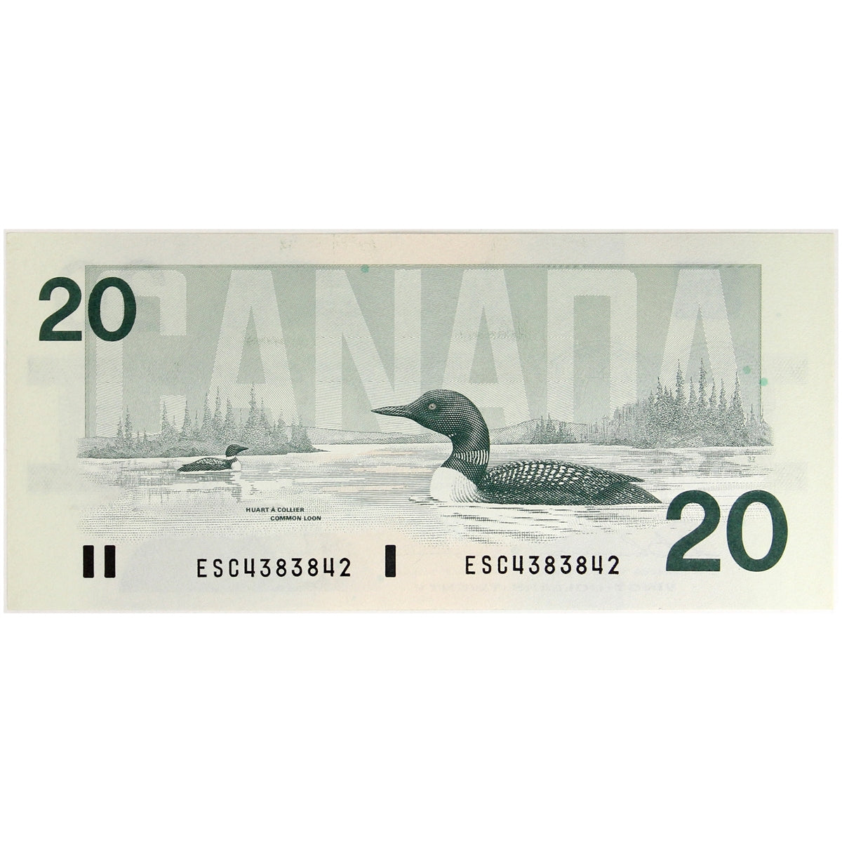 BC-58a 1991 Canada $20 Thiessen-Crow, ESC, AU-UNC (AU55)