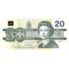 BC-58b 1991 Canada $20 Bonin-Thiessen, ESU, Almost Uncirculated (AU50)
