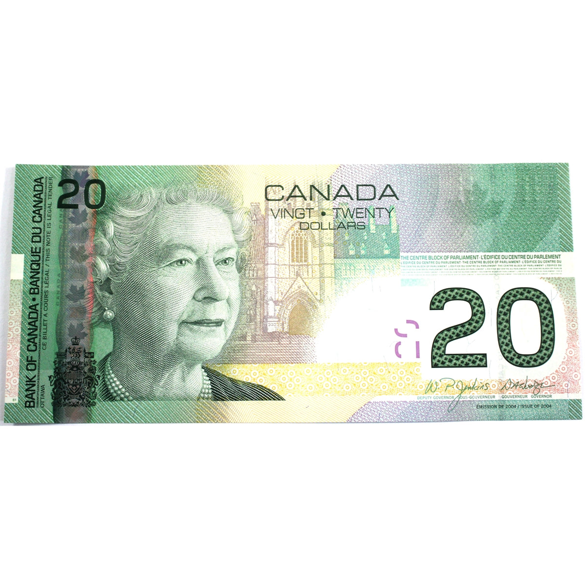 BC-64a 2004 Canada $20 Jenkins-Dodge, AZG, AU-UNC (AU55)