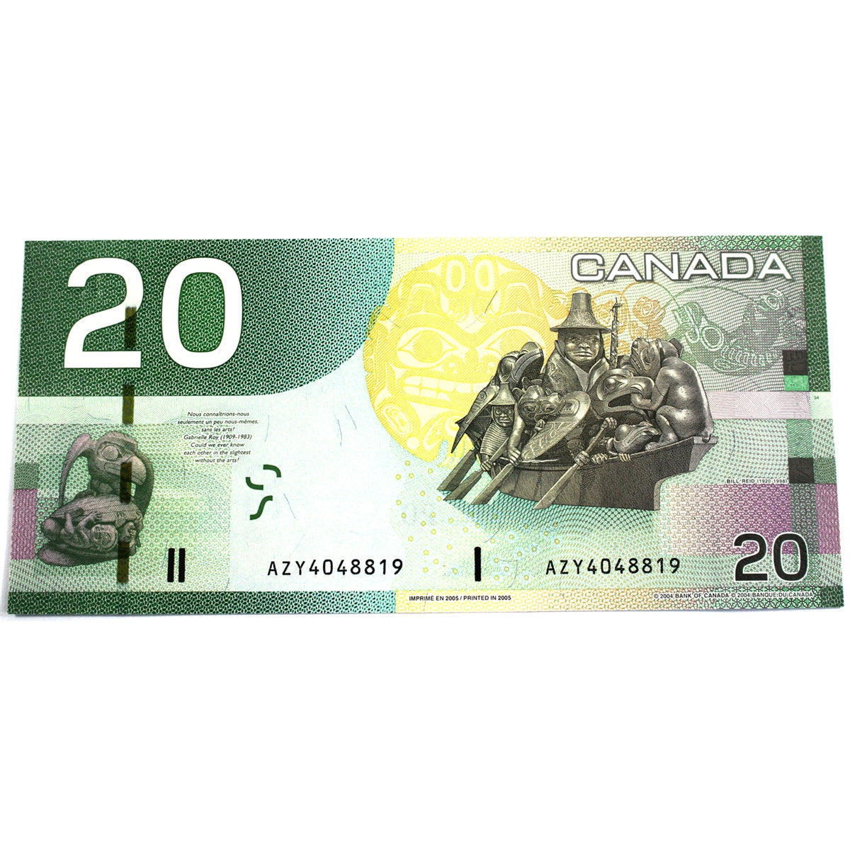 BC-64a 2005 Canada $20 Jenkins-Dodge, AZY, Uncirculated (MS60)