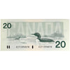 BC-58a-i 1991 Canada $20 Thiessen-Crow, EIT, Choice Uncirculated (CUNC63)