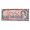 BC-38b 1954 Canada $2 Beattie-Rasminsky, V/R, CIRC