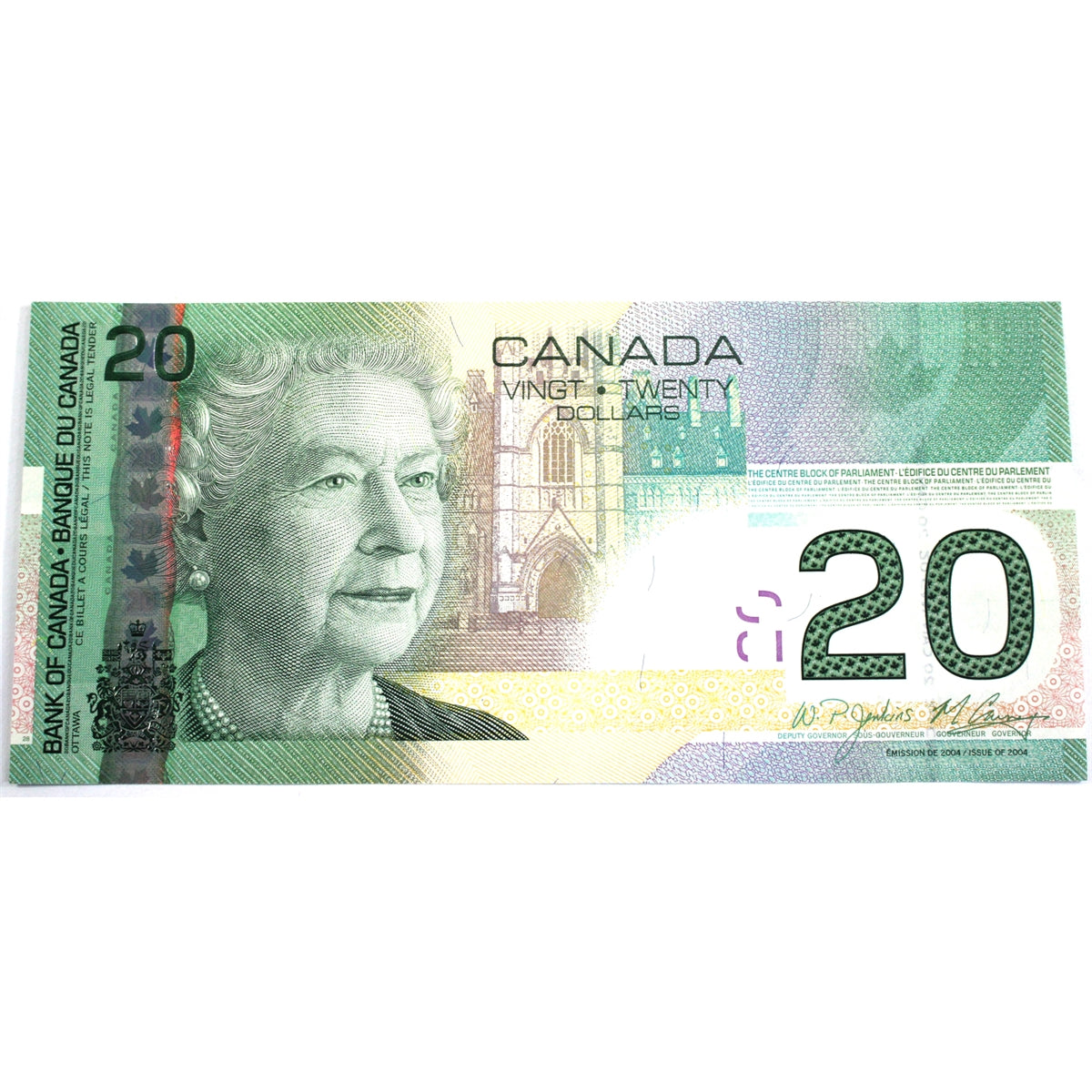 BC-64b 2008 Canada $20 Jenkins-Carney, ELU, Uncirculated (MS60)