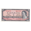 BC-38b 1954 Canada $2 Beattie-Rasminsky, W/R, Uncirculated (MS60)