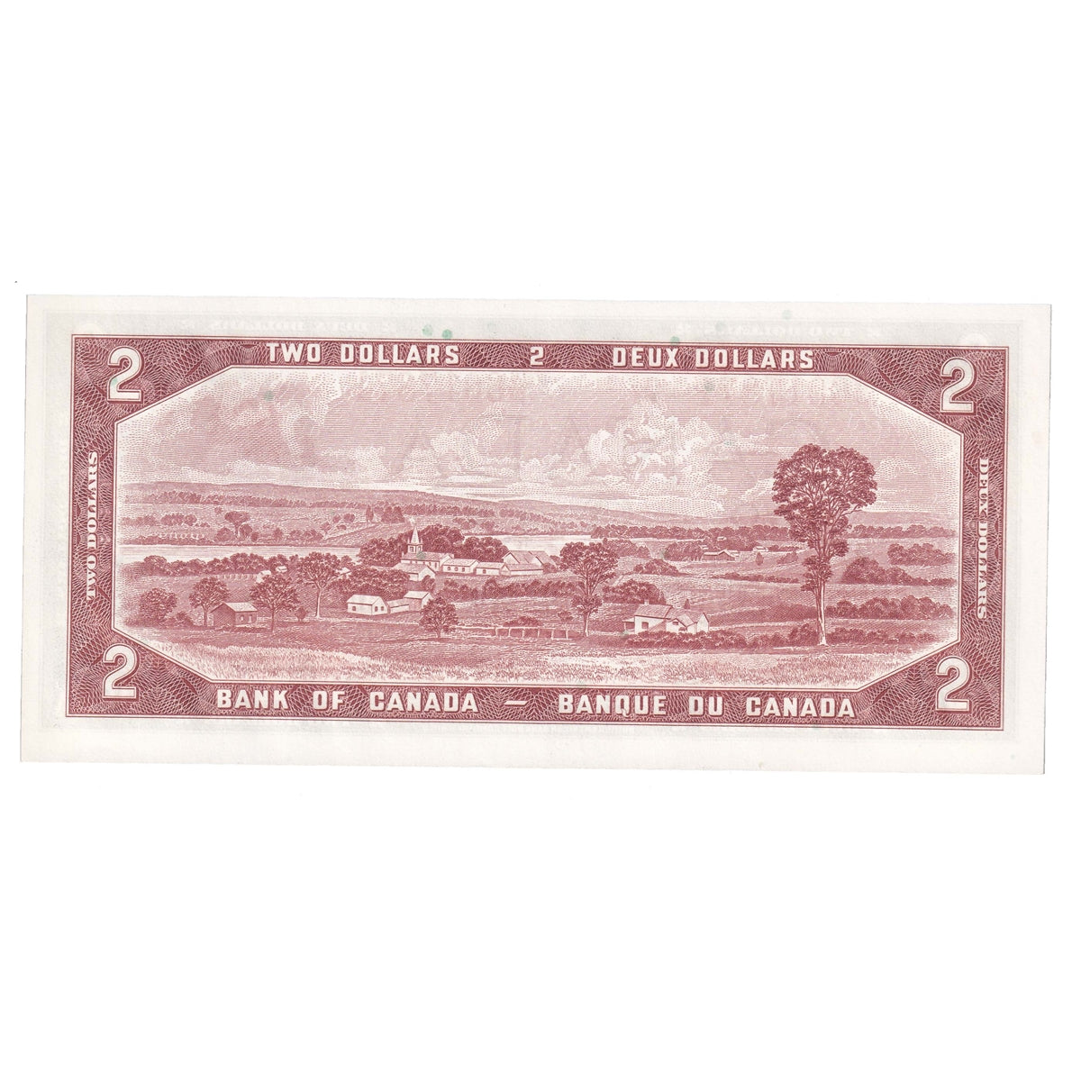 BC-38b 1954 Canada $2 Beattie-Rasminsky, W/R, Uncirculated (MS60)