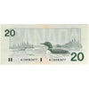 BC-58a-ii 1991 Canada $20 Thiessen-Crow, AIS, Almost Uncirculated (AU50)