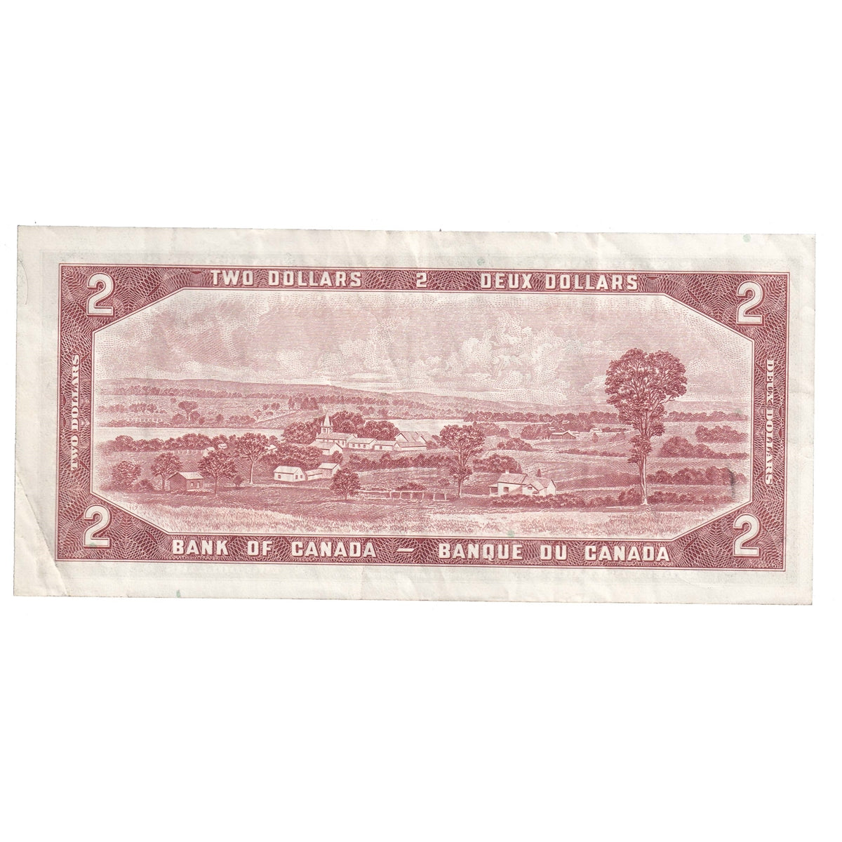 BC-38b 1954 Canada $2 Beattie-Rasminsky, X/R, VF-EF (VF30)