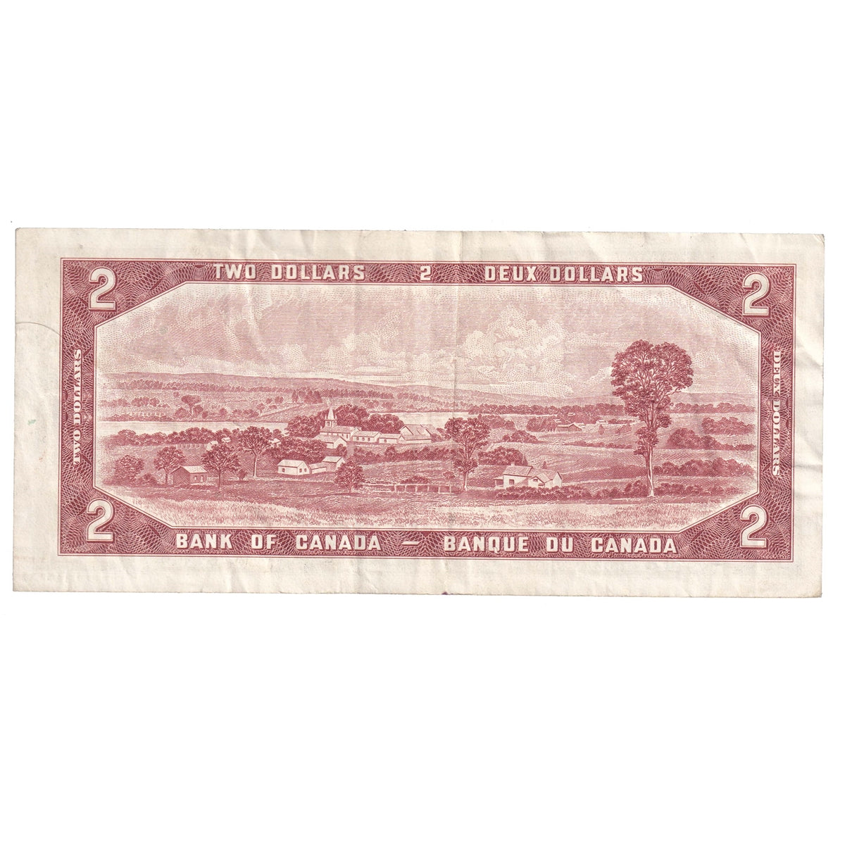 BC-38b 1954 Canada $2 Beattie-Rasminsky, X/R, CIRC