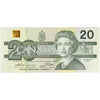 BC-58a-ii 1991 Canada $20 Thiessen-Crow, AIU, UNC