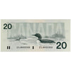 BC-58b 1991 Canada $20 Bonin-Thiessen, ESJ, EF-AU