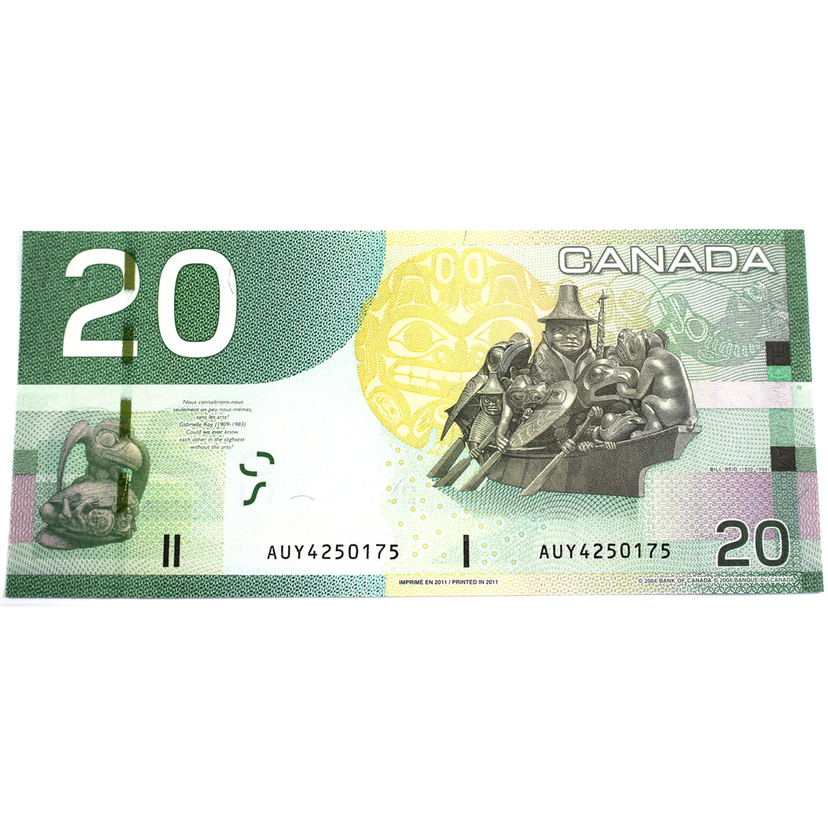 BC-64c 2011 Canada $20 Macklem-Carney, AUY, Choice Uncirculated (CUNC63)