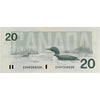 BC-58b 1991 Canada $20 Bonin-Thiessen, EVH, Uncirculated (MS60)