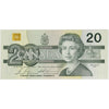 BC-58b 1991 Canada $20 Bonin-Thiessen, EVH, Uncirculated (MS60)