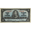 BC-23b 1937 Canada $5 Gordon-Towers, J/C, Very Fine (VF20)