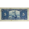 BC-23b 1937 Canada $5 Gordon-Towers, J/C, Very Fine (VF20)