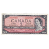 BC-38b 1954 Canada $2 Beattie-Rasminsky, C/U, VF-EF (VF30)