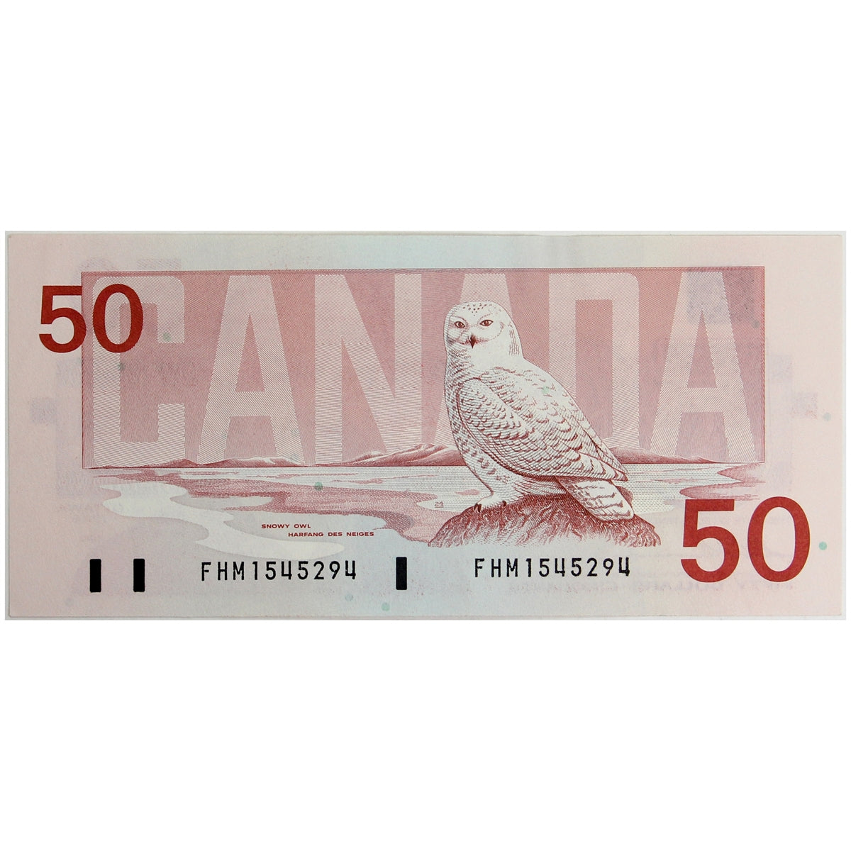 BC-59a 1988 Canada $50 Thiessen-Crow, FHM, Almost Uncirculated (AU50)