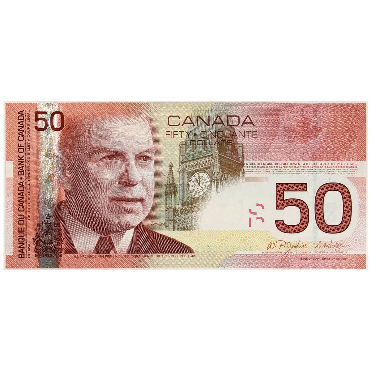 BC-65a 2004 Canada $50 Jenkins-Dodge, AHH, Uncirculated (MS60)