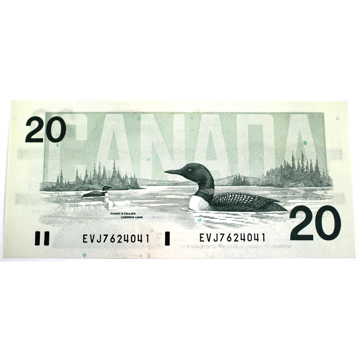 BC-58b 1991 Canada $20 Bonin-Thiessen, EVJ, Uncirculated (MS60)